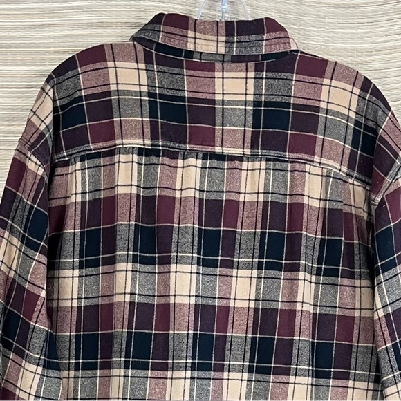 Carhartt Unisex Earthy Tone Button Up Long Sleeve Checkered Shirt Size 2XL - Picture 6 of 11